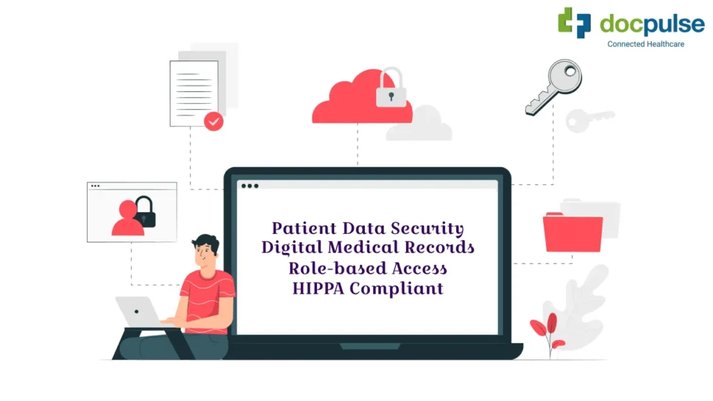 How does Docpulse Hospital Management Software help you Secure Patient Data